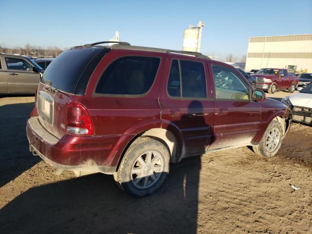 5GADT13S142261550 - 2004 BUICK RAINIER CXL BURGUNDY photo 3