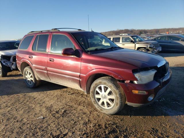 5GADT13S142261550 - 2004 BUICK RAINIER CXL BURGUNDY photo 4