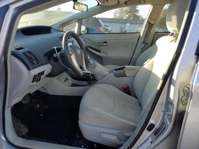 JTDKN3DU6D5587984 - 2013 TOYOTA PRIUS ვერცხლისფერი ფოტო 7