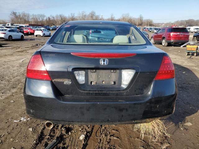 1HGCM66477A087125 - 2007 HONDA ACCORD SE BLACK photo 6