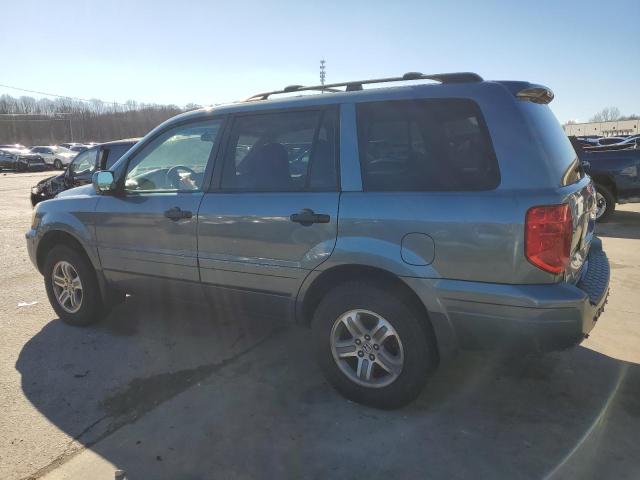 5FNYF185X5B042529 - 2005 HONDA PILOT EXL BLUE photo 2