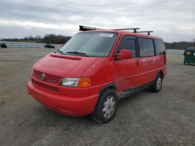 WV2MH4701YH048516 - 2000 VOLKSWAGEN EUROVAN MV RED photo 2