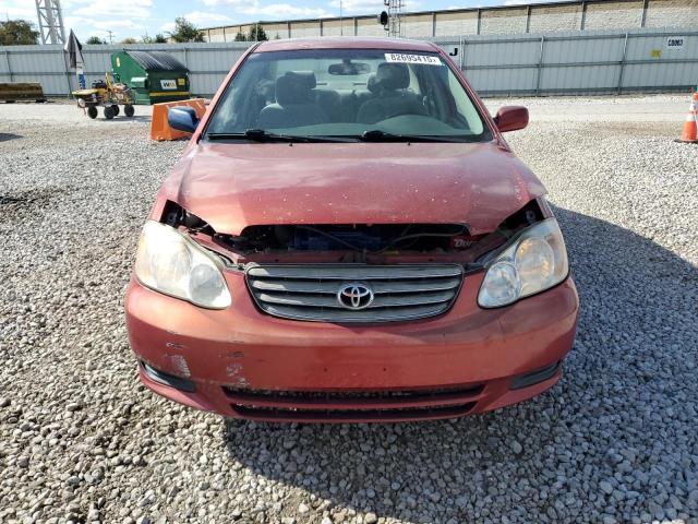 2T1BR38E34C240722 - 2004 TOYOTA COROLLA CE RED photo 5