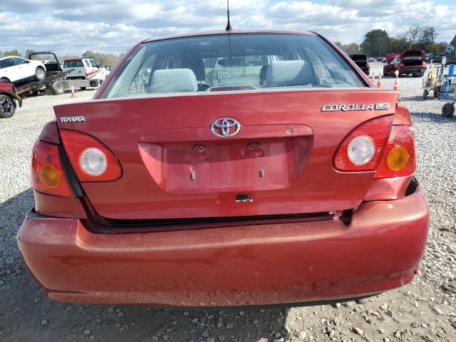 2T1BR38E34C240722 - 2004 TOYOTA COROLLA CE RED photo 6