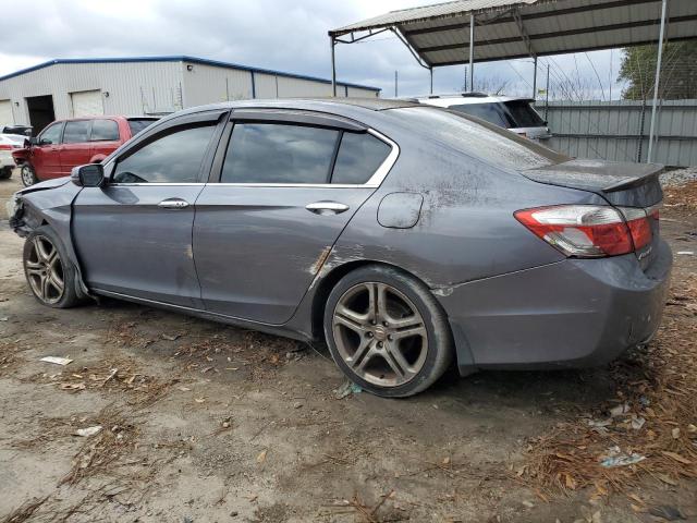 1HGCR2F89DA098250 - 2013 HONDA ACCORD EXL GRAY photo 2