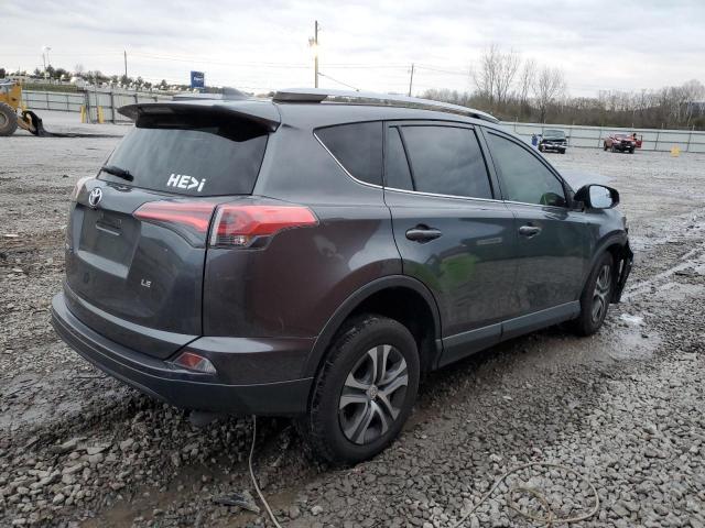 JTMZFREV6JJ742297 - 2018 TOYOTA RAV4 LE CHARCOAL photo 3