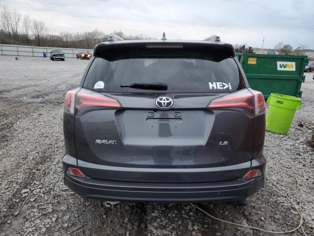 JTMZFREV6JJ742297 - 2018 TOYOTA RAV4 LE CHARCOAL photo 6