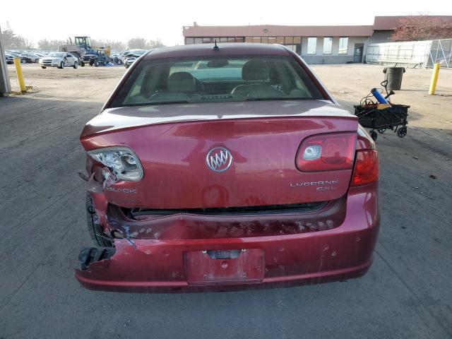 1G4HD572X6U160203 - 2006 BUICK LUCERNE CXL RED photo 6