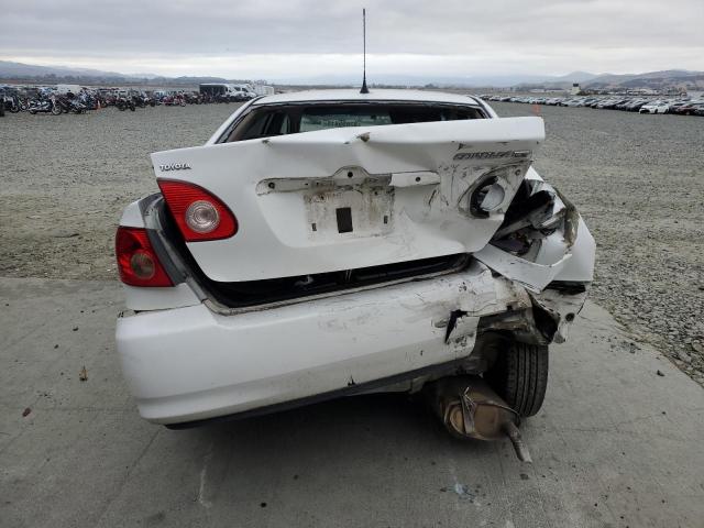 1NXBR32E56Z607940 - 2006 TOYOTA COROLLA CE WHITE photo 6