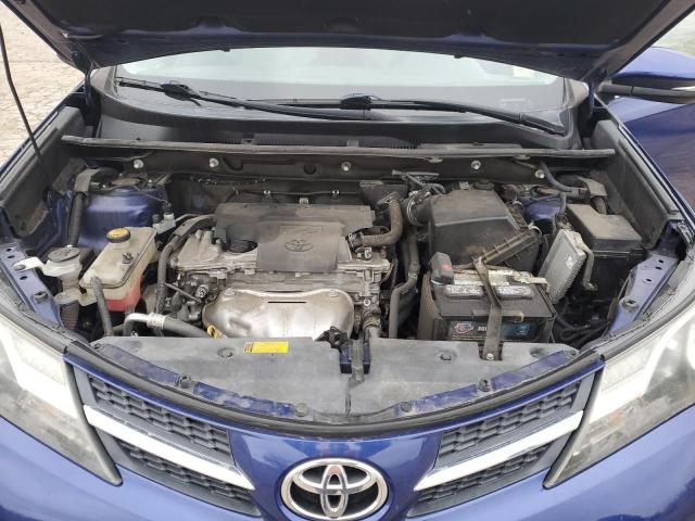 2T3RFREV7FW287047 - 2015 TOYOTA RAV4 XLE BLUE photo 12