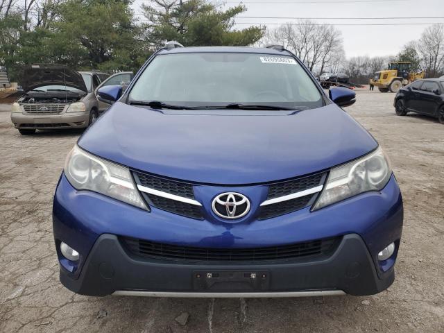 2T3RFREV7FW287047 - 2015 TOYOTA RAV4 XLE BLUE photo 5