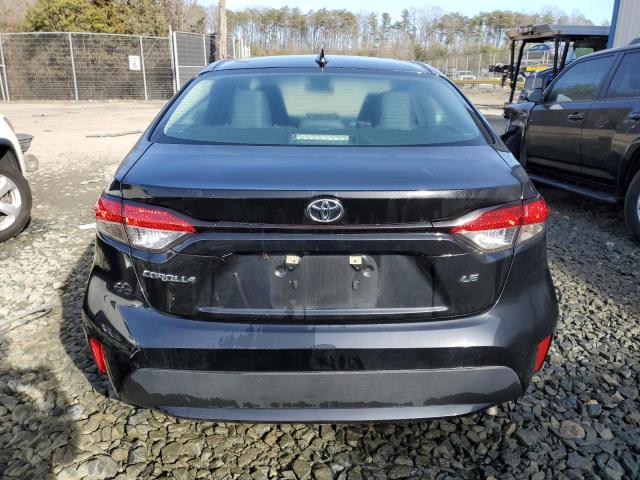 5YFEPMAE6MP258439 - 2021 TOYOTA COROLLA LE BLACK photo 6