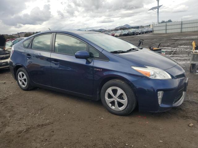 JTDKN3DU4E1819930 - 2014 TOYOTA PRIUS BLUE photo 4