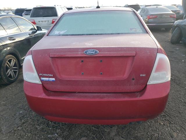 3FAHP07Z17R130727 - 2007 FORD FUSION SE RED photo 6