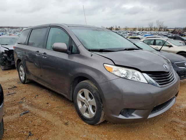 5TDKA3DC4CS015730 - 2012 TOYOTA SIENNA BASE GRAY photo 4