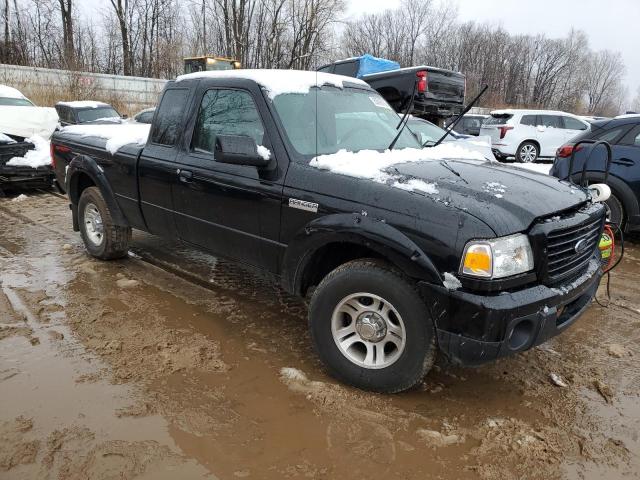 1FTYR14E29PA52187 - 2009 FORD RANGER SUPER CAB BLACK photo 4