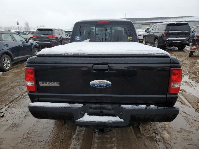 1FTYR14E29PA52187 - 2009 FORD RANGER SUPER CAB BLACK photo 6