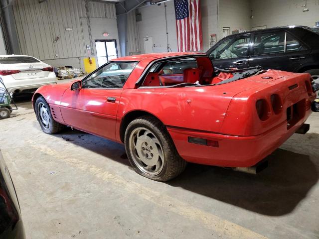 1G1YY23P0P5116336 - 1993 CHEVROLET CORVETTE RED photo 2