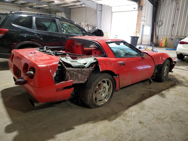 1G1YY23P0P5116336 - 1993 CHEVROLET CORVETTE RED photo 3