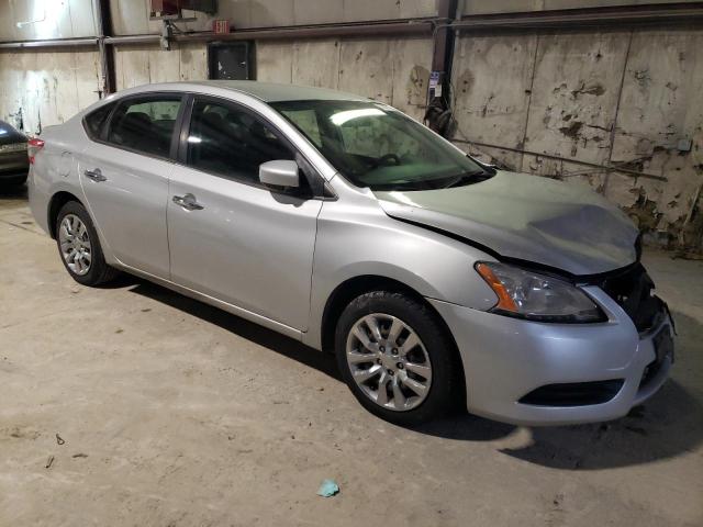 3N1AB7AP8EL669083 - 2014 NISSAN SENTRA S SILVER photo 4