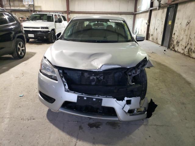 3N1AB7AP8EL669083 - 2014 NISSAN SENTRA S SILVER photo 5