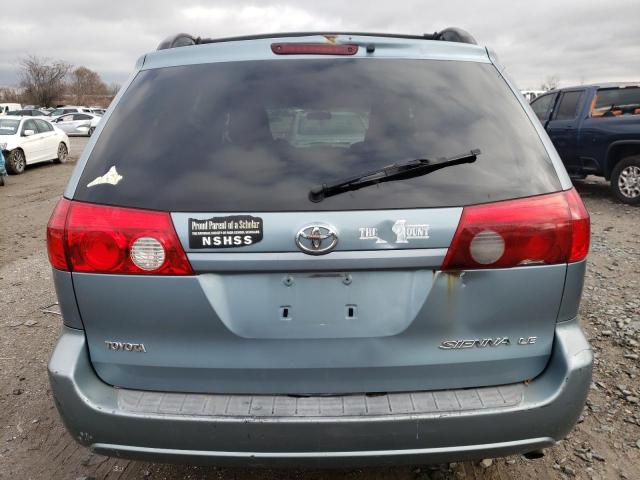 5TDZA23C86S395881 - 2006 TOYOTA SIENNA CE BLUE photo 6