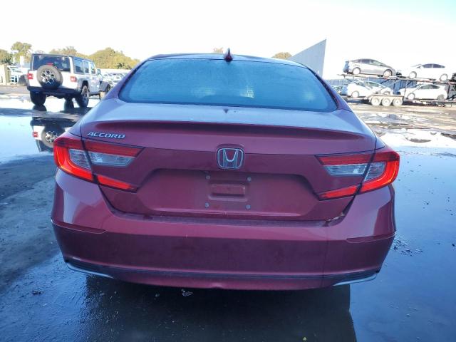 1HGCV1F16LA051569 - 2020 HONDA ACCORD LX RED photo 6