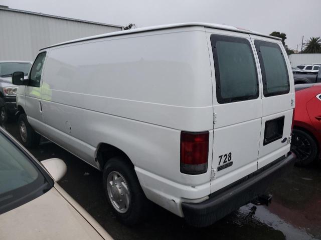 1FTNE14W28DA10450 - 2008 FORD ECONOLINE E150 VAN WHITE photo 2