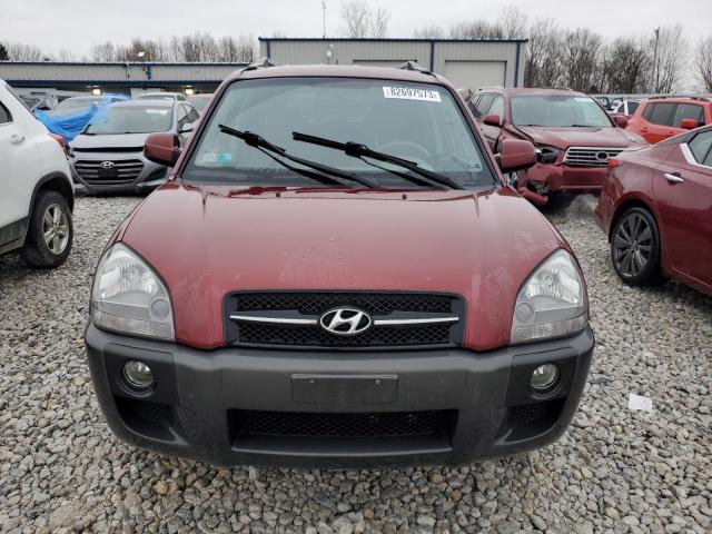 KM8JN72DX8U769846 - 2008 HYUNDAI TUCSON SE BURGUNDY photo 5