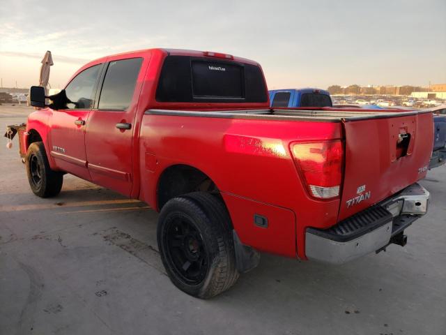 1N6AA0EC0CN331041 - 2012 NISSAN TITAN S RED photo 2