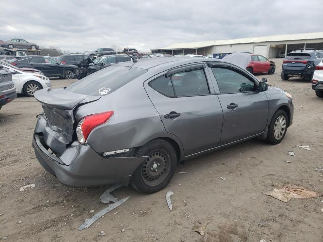 3N1CN7APXKL816144 - 2019 NISSAN VERSA S GRAY photo 3