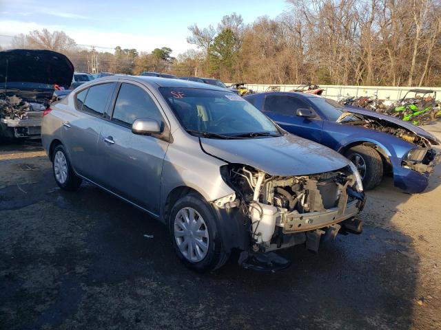 3N1CN7AP8EK461582 - 2014 NISSAN VERSA S GRAY photo 4