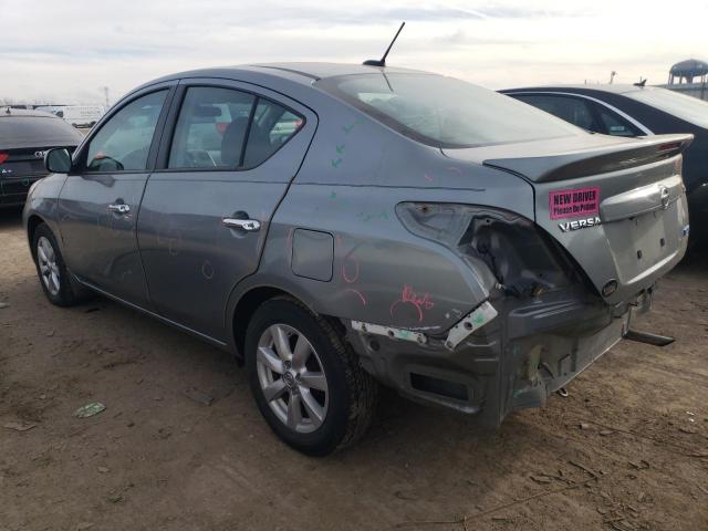 3N1CN7AP1DL865509 - 2013 NISSAN VERSA S SILVER photo 2