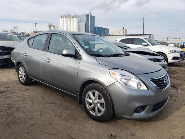 3N1CN7AP1DL865509 - 2013 NISSAN VERSA S SILVER photo 4