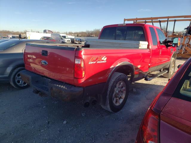 1FTSX21R48EA53361 - 2008 FORD F-250 SUPER DUTY RED photo 3