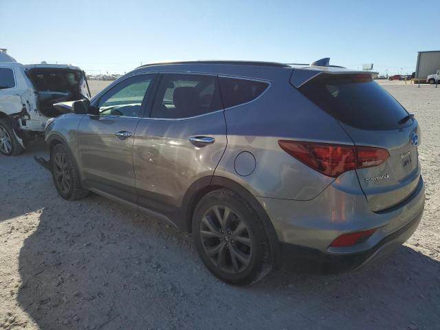 5XYZW4LA1HG491895 - 2017 HYUNDAI SANTA FE S GRAY photo 2