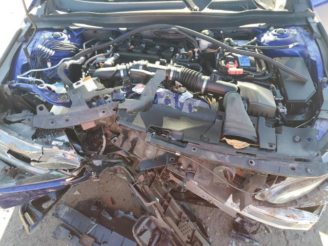 1HGCV1F35MA087739 - 2021 HONDA ACCORD SPORT BLUE photo 11