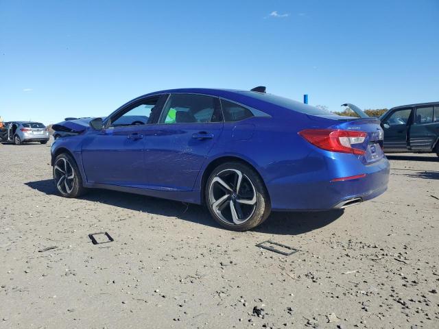 1HGCV1F35MA087739 - 2021 HONDA ACCORD SPORT BLUE photo 2