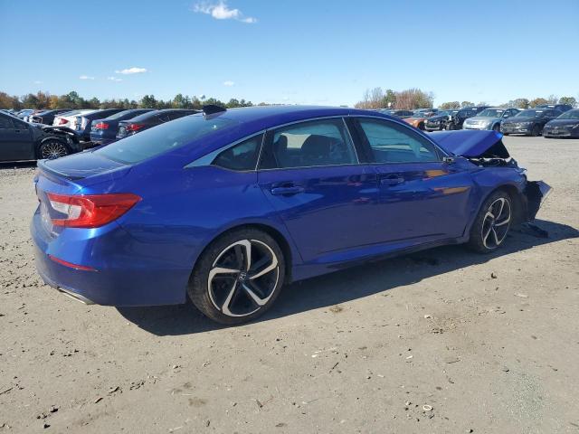 1HGCV1F35MA087739 - 2021 HONDA ACCORD SPORT BLUE photo 3