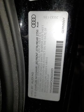 WAUHGAFCXGN022023 - 2016 AUDI A6 PRESTIGE 黑色 照片 12