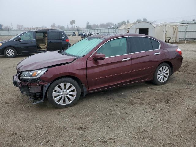 1HGCR3F84EA016495 - 2014 HONDA ACCORD EXL BURGUNDY photo 1