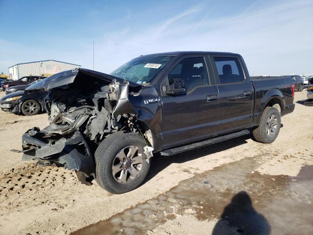 1FTEW1E87GKE79072 - 2016 FORD F150 SUPERCREW GRAY photo 1