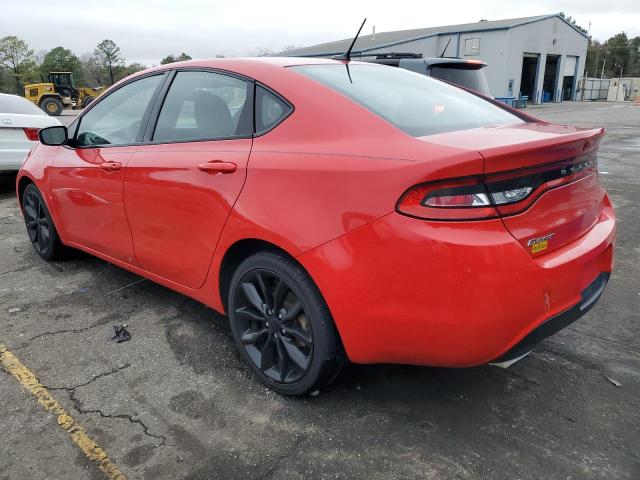 1C3CDFBB3GD704560 - 2016 DODGE DART SXT RED photo 2