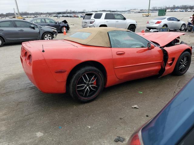 1G1YY32G345110971 - 2004 CHEVROLET CORVETTE RED photo 3