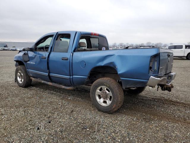 3D7KS28C45G758302 - 2005 DODGE RAM 2500 ST BLUE photo 2