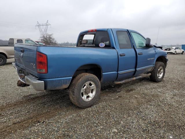 3D7KS28C45G758302 - 2005 DODGE RAM 2500 ST BLUE photo 3