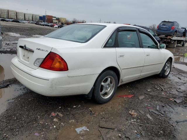 4T1BF28B0YU036778 - 2000 TOYOTA AVALON XL WHITE photo 3