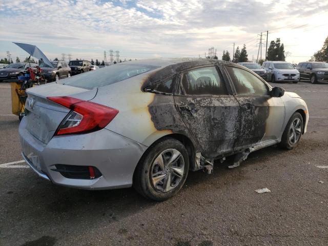 2HGFC2F60LH585138 - 2020 HONDA CIVIC LX SILVER photo 3