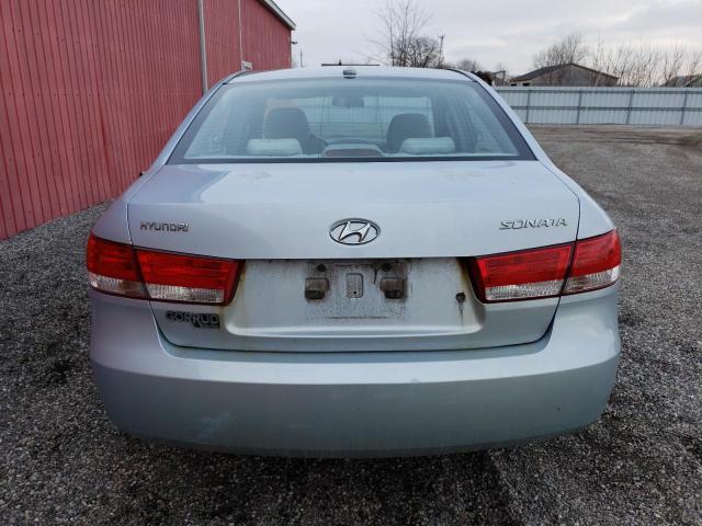 5NPET46C07H266329 - 2007 HYUNDAI SONATA GLS SILVER photo 6