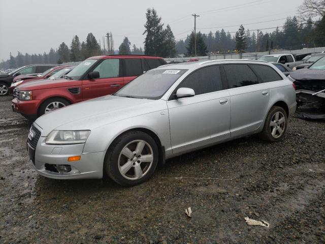 WAUKG74F46N063929 - 2006 AUDI A6 AVANT QUATTRO SILVER photo 1